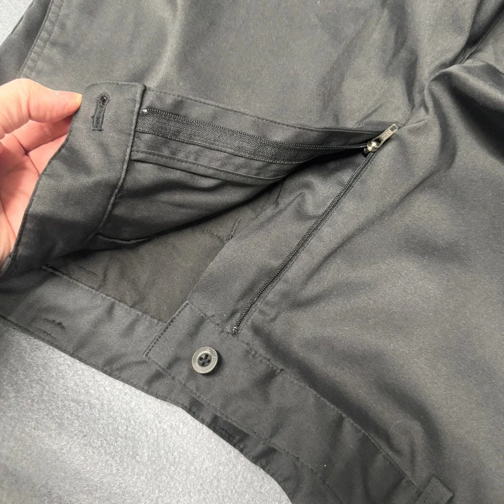 Nike Golf Pants Mens 36x30 ACTUAL‎ Dri-Fit Tech Straight Leg Black Athletic